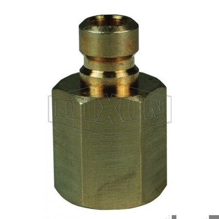 Dixon DQC CM Industrial Mold Interchange Plug, 3/4-14 Nominal, Female NPTF, Brass CM4F6-B